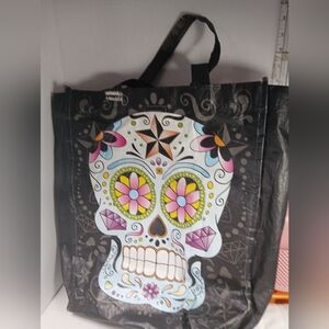 Black  Skull Tote Bag